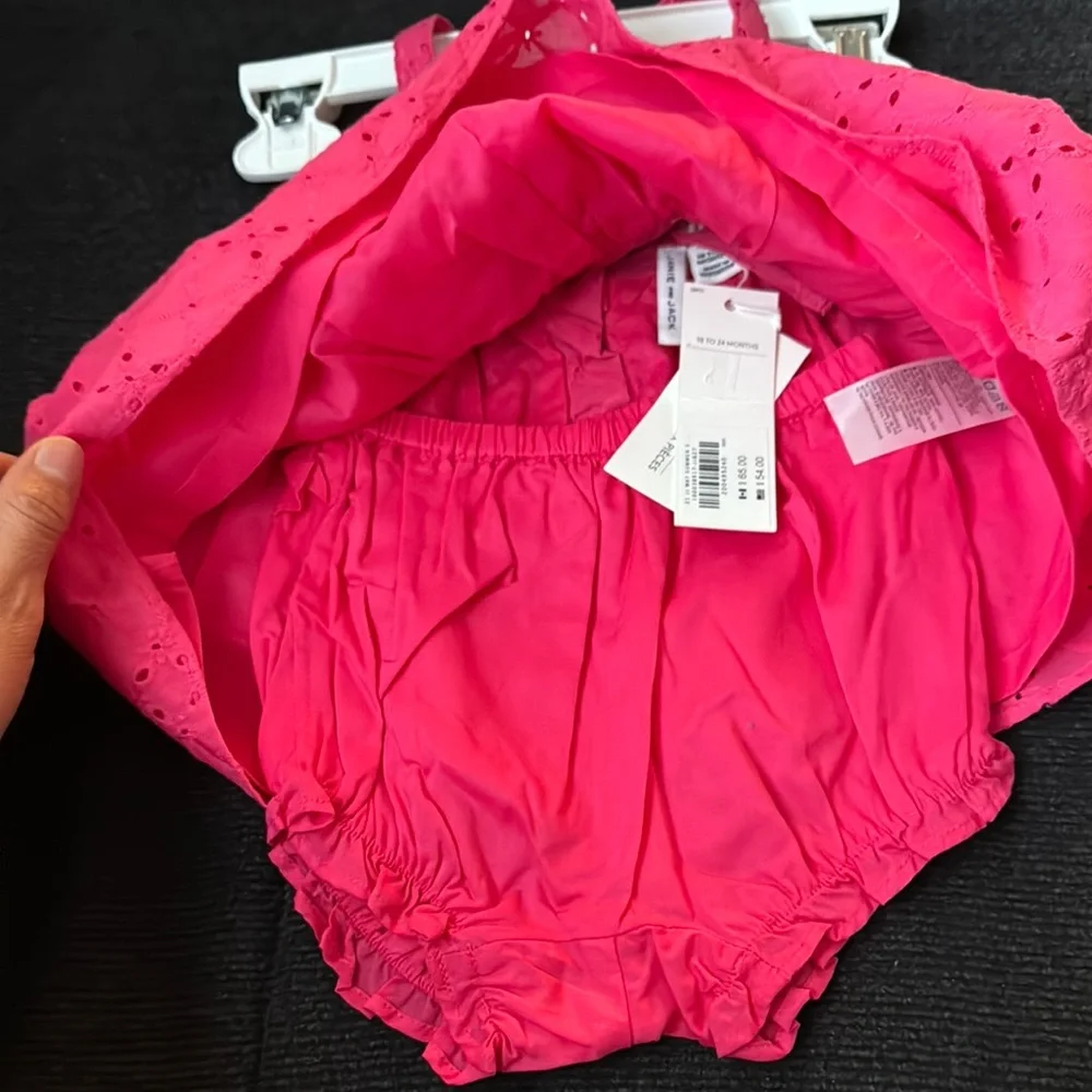 Pink Eyelet Dress for Kids